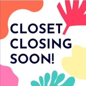 I’m closing my closet for good August 31st. Any offer made will be accepted.